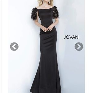 Jovani 1089 Black Fitted Evening Dress